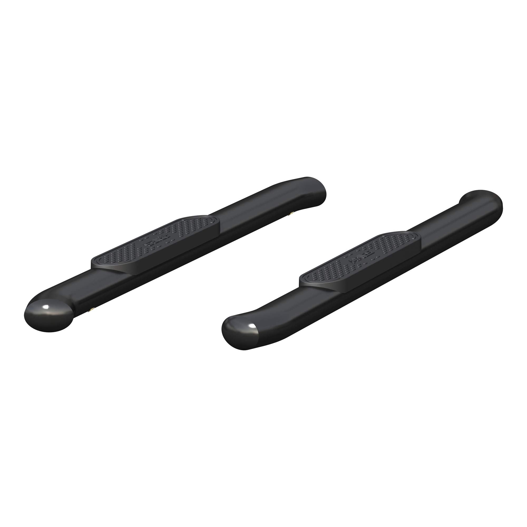 4-Inch ARIES Black Steel Oval Nerf Bars, Select Dodge, Ram 1500, 2500, 3500