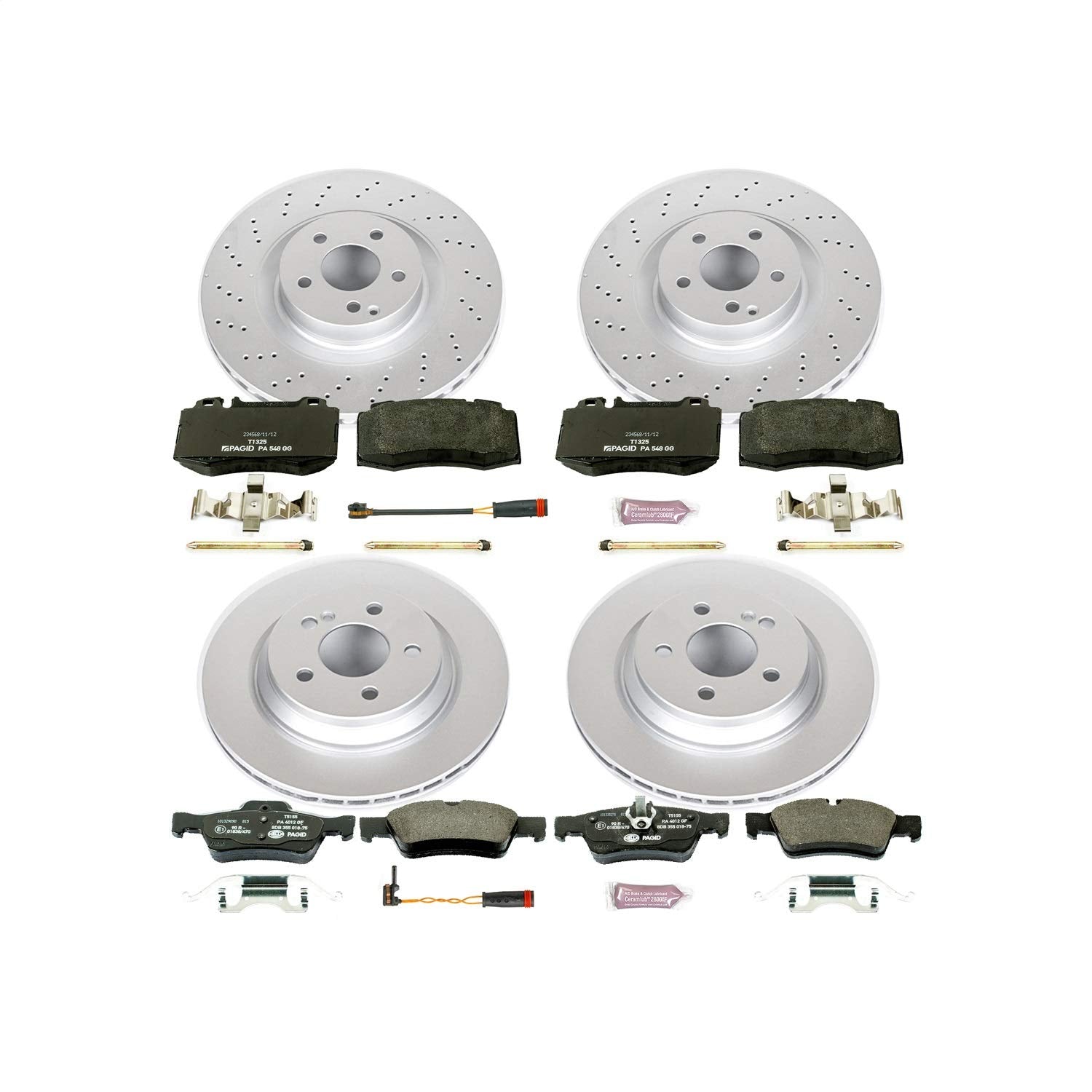 Euro-Stop Brake Kit Power Stop ESK6757 For Mercedes-Benz S350 2012-2013 [Model Specific]
