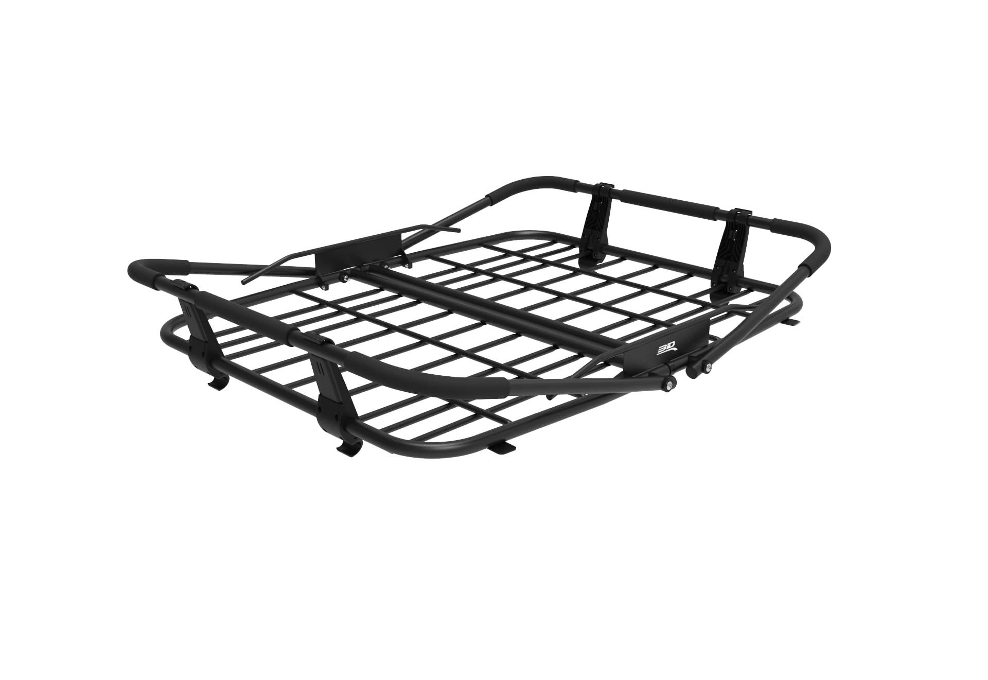 Transforming 3D MAXpider Roof Basket - Rooftop Cargo Basket, 52” x 43”, Adjustable Folding Multiple Configuration, Secure Luggage Storage Carrier, Mount on Universal Cross Bars for SUV/Truck/Car