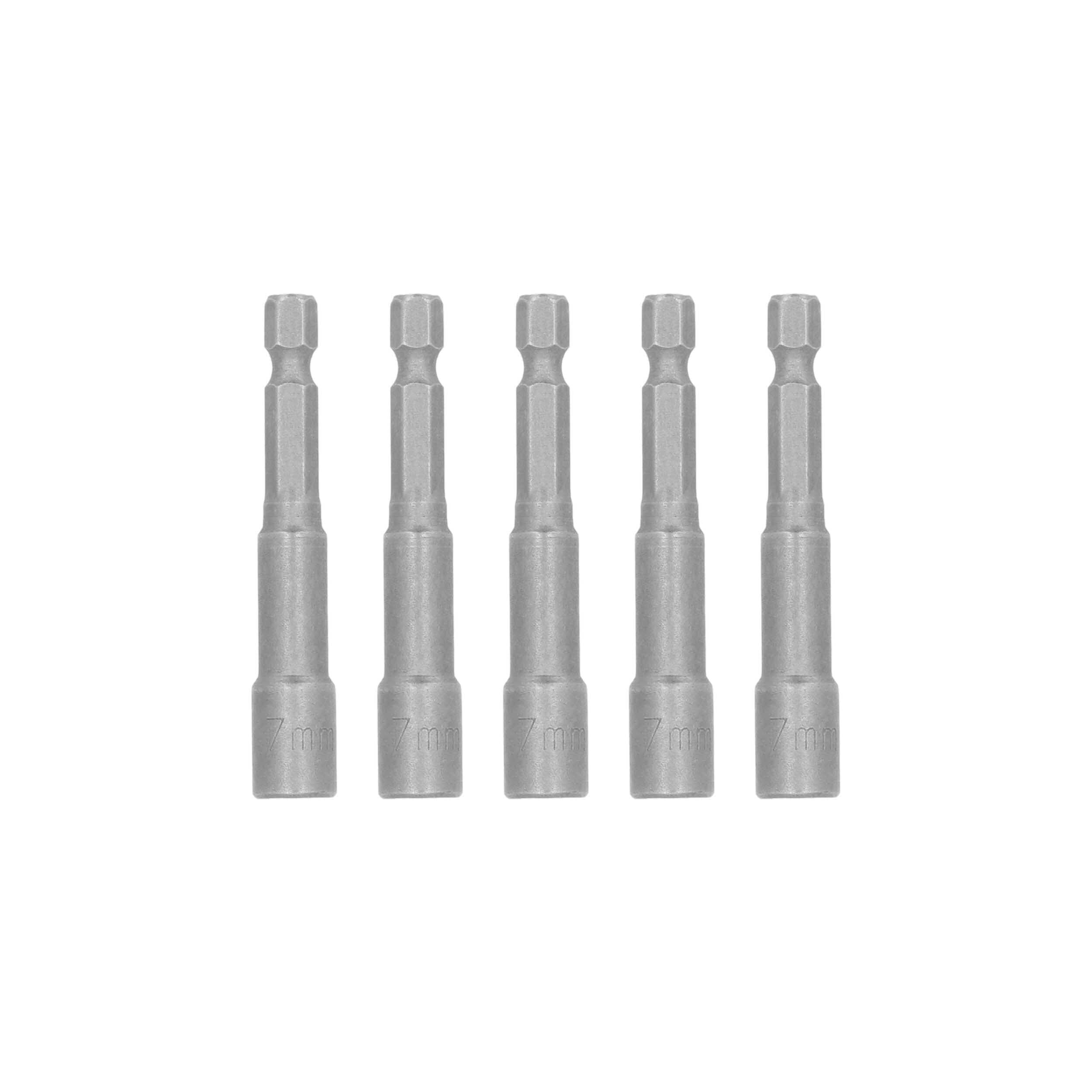 7MM Metra Brands Magnetic Metric Nut Driver 1/4" Drive 5PK
