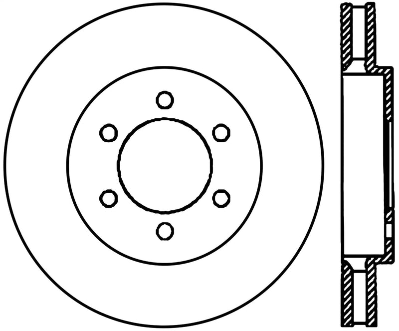 Brake Rotor StopTech (128.65100CR)