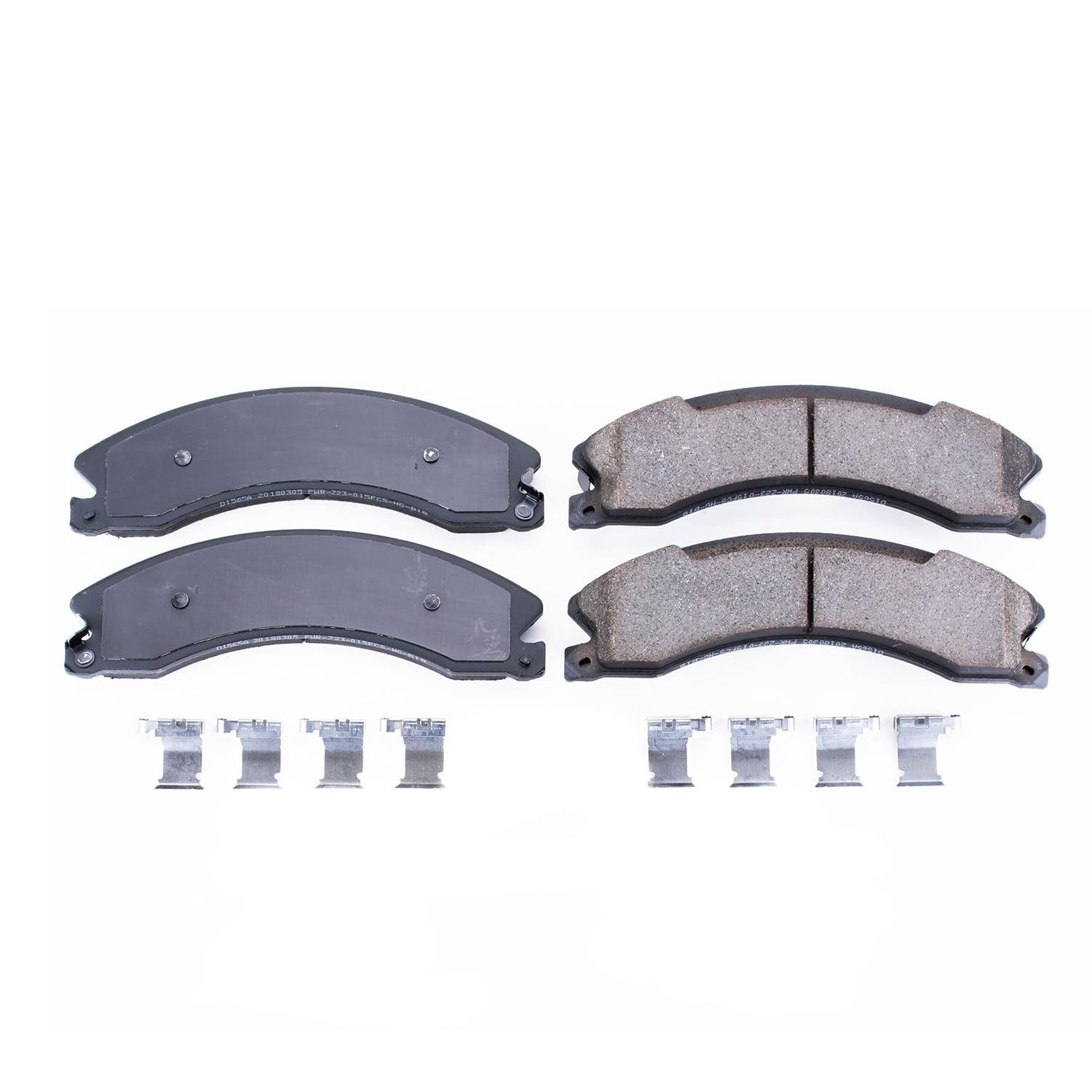 Power Stop Brake Kit Front For Nissan NV1500 2012-21 |NV2500 2012-21 |NV3500 2012-21 |TITAN XD 2016-24 - Ceramic Brake Pads With Installation Hardware, 17-1565A