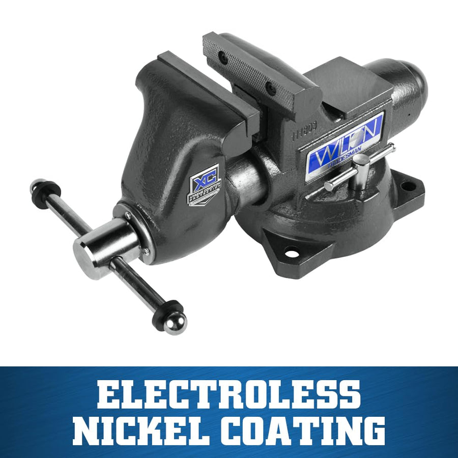 Wilton XC Tradesman Bench Vise, 5-1/2" Jaw Width, 5" Max Jaw Opening, 3-3/4" Throat (Model 1755XC)