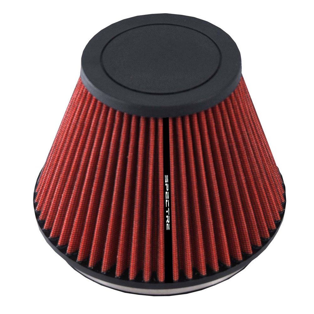 Universal Spectre Clamp-On Air Filter: High Performance, Washable Filter: Round Tapered; 6 in (152 mm) Flange ID; 5.719 in (145 mm) Height; 7.219 in (183 mm) Base; 3.906 in (99 mm) Top, SPE-HPR9606