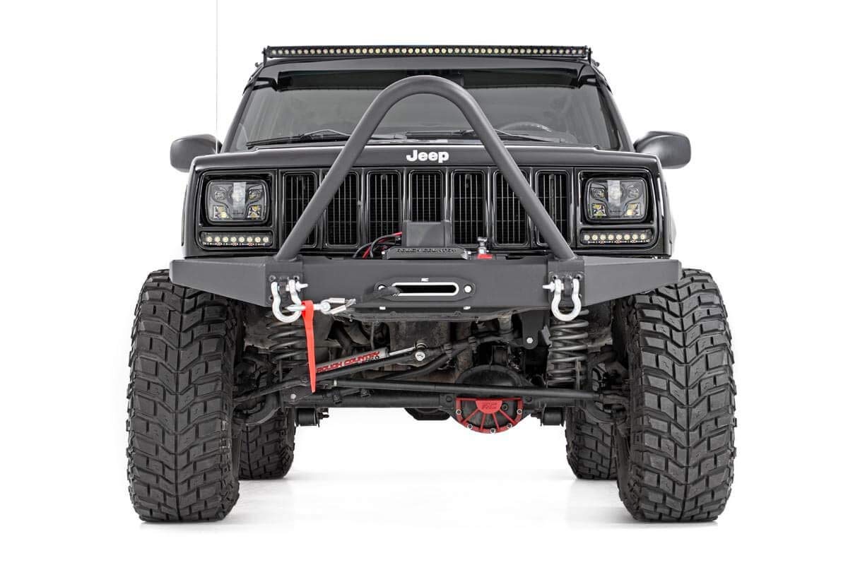 Rough Country Winch Front Bumper for 1984-2001 Jeep Cherokee XJ - 10570