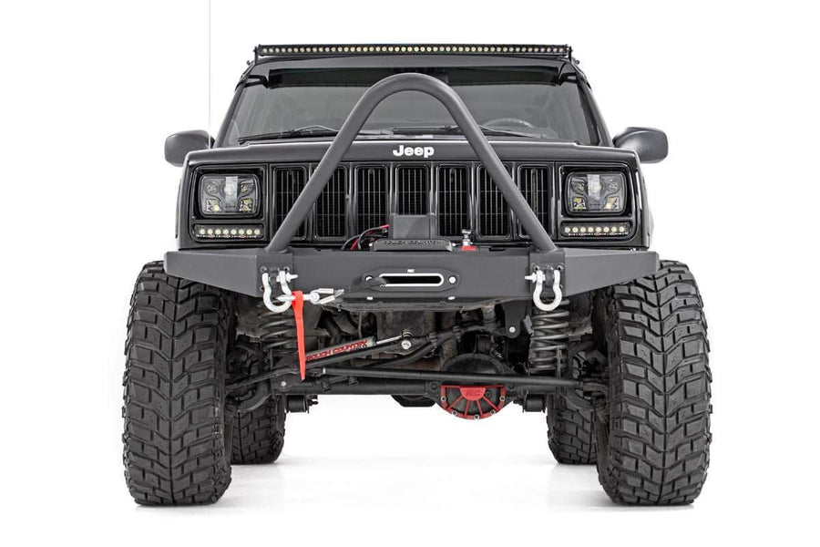 Rough Country Winch Front Bumper for 1984-2001 Jeep Cherokee XJ - 10570