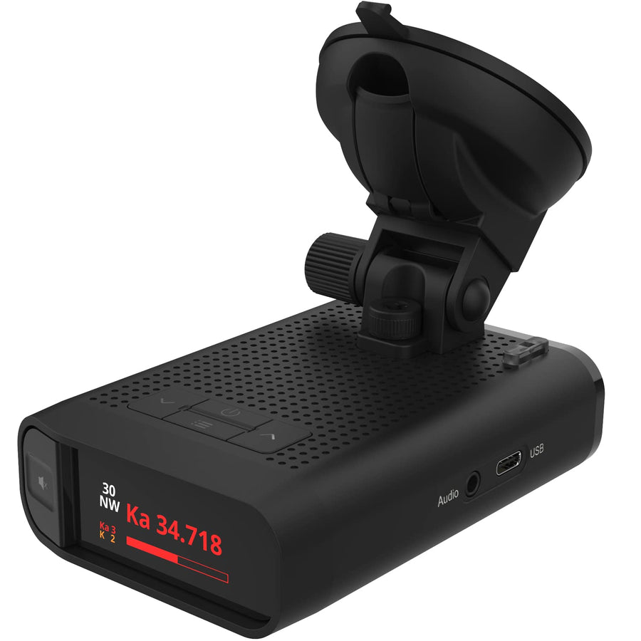 Radenso Extreme Range DS1 Radar Detector - Magnet Mount, Bluetooth, Color OLED Display, Less False Alerts, Auto GPS Lockouts, USA Technical Support