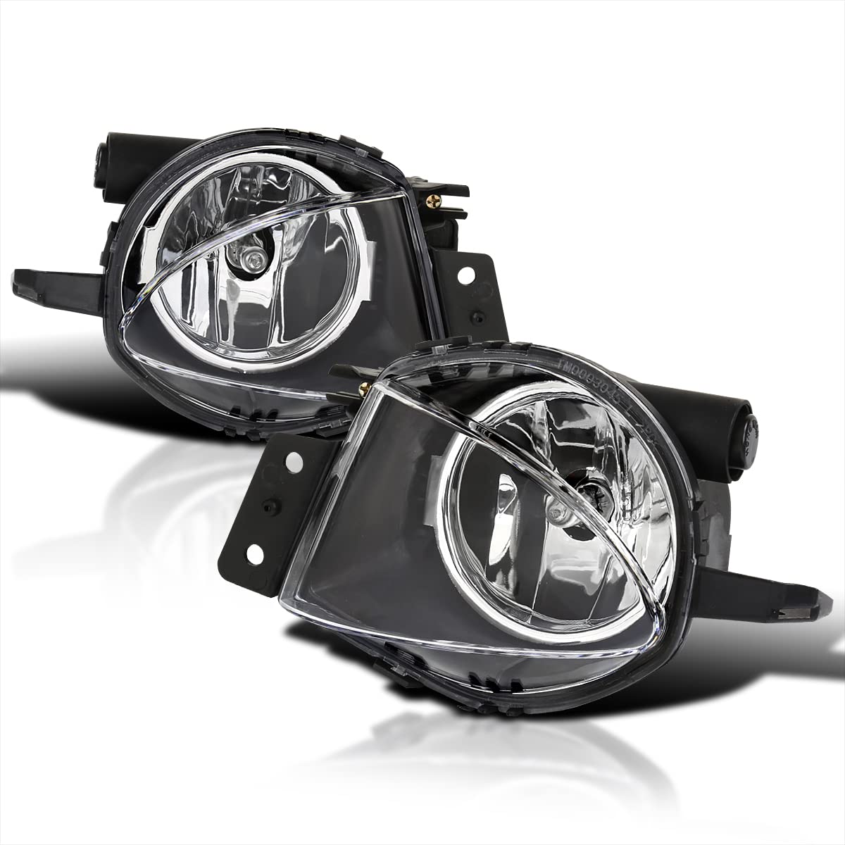 Fog Lights Spec-D Tuning Front Driving Bumper Lamps w/H11 Bulbs Compatible with BMW 3 Series E90 2006-2008 L+R Pair Assembly