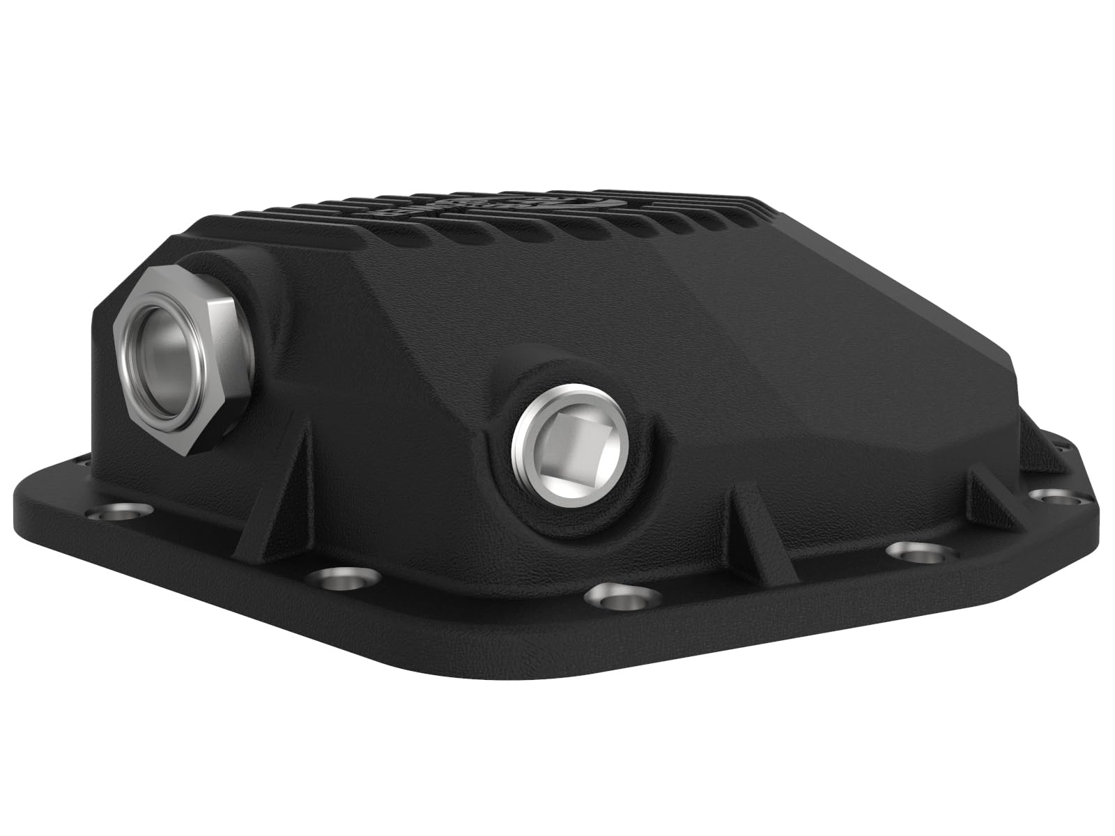 aFe POWER Rear Differential Cover Pro Series Black w/Machined Fins - #46-71190B - Jeep Gladiator (JT) 20-23 (Dana M220)
