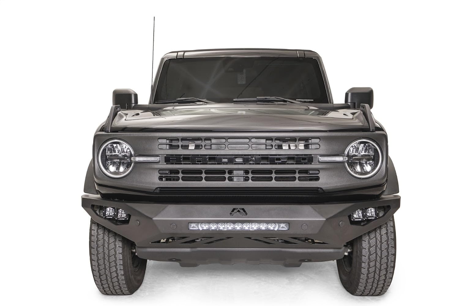 FB21-D5251-1 Front Replacement Bumper Fab Fours Inc. fits Ford Bronco