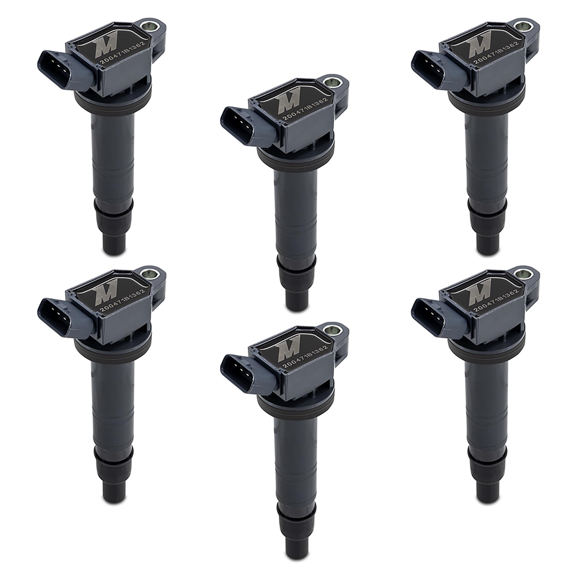 Mishimoto Coil Pack Ignition, Compatible with Toyota Tacoma 4.0L, 2005-2015, Set of 6