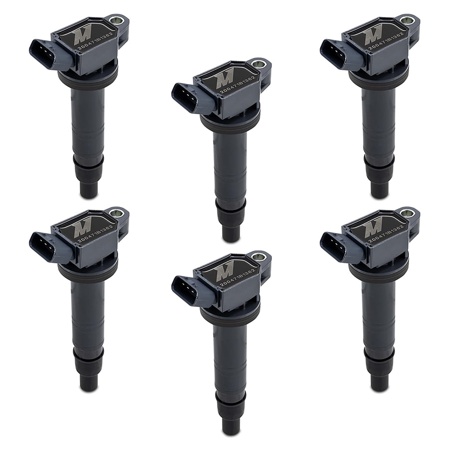 Mishimoto Coil Pack Ignition, Compatible with Toyota Tacoma 4.0L, 2005-2015, Set of 6