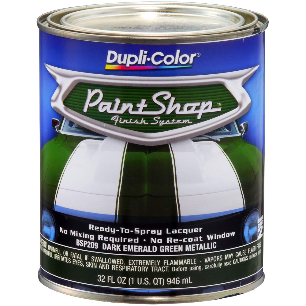 Paint Shop Finish System Dupli-Color BSP209 Base Coat – Dark Emerald Green Metallic - 32 oz. Automotive Paint
