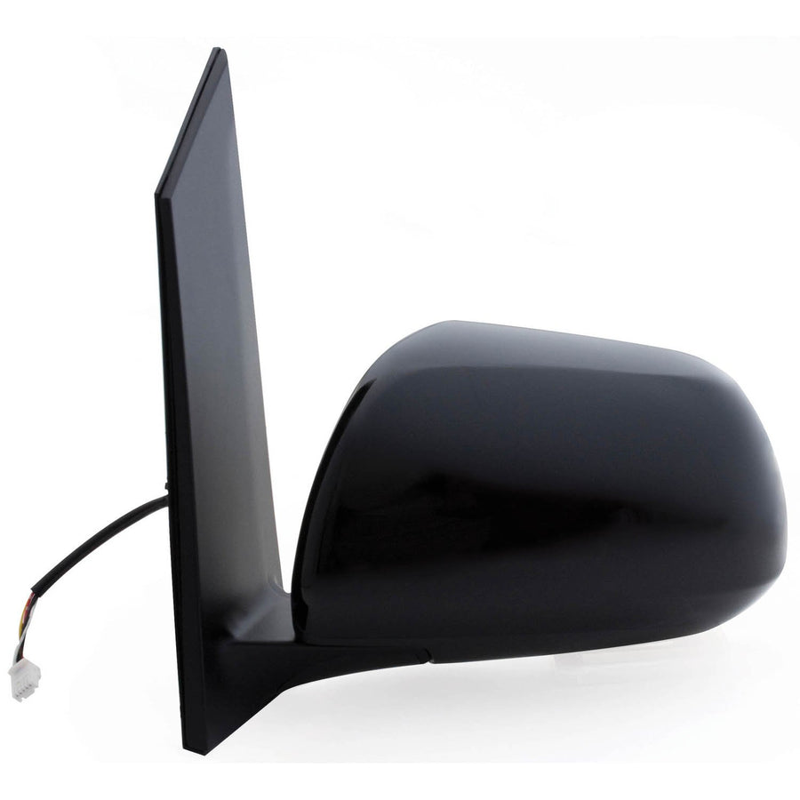Mirror Driver Side for Toyota Sienna, w/o Memory, Black, PTM Cover, Foldaway, Heated Power