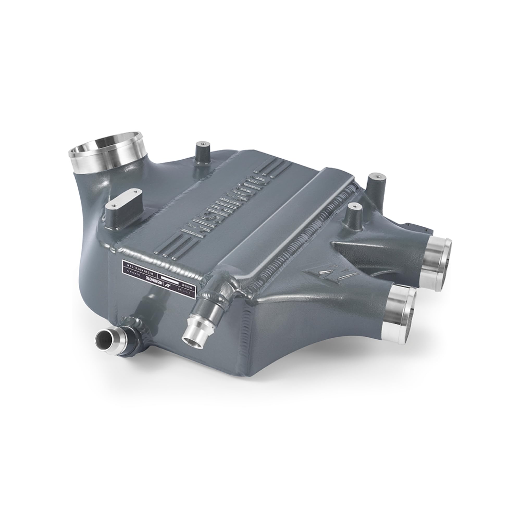 Mishimoto Performance Air-to-Water Intercooler MMINT-F80-15CLRG, Compatible With BMW F8X M3, M4, and M2, 2015-2020, Lime Rock Gray