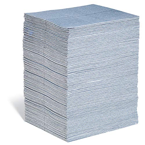 Blue Pig Absorbent Mat Pad, 17 gal, PK50