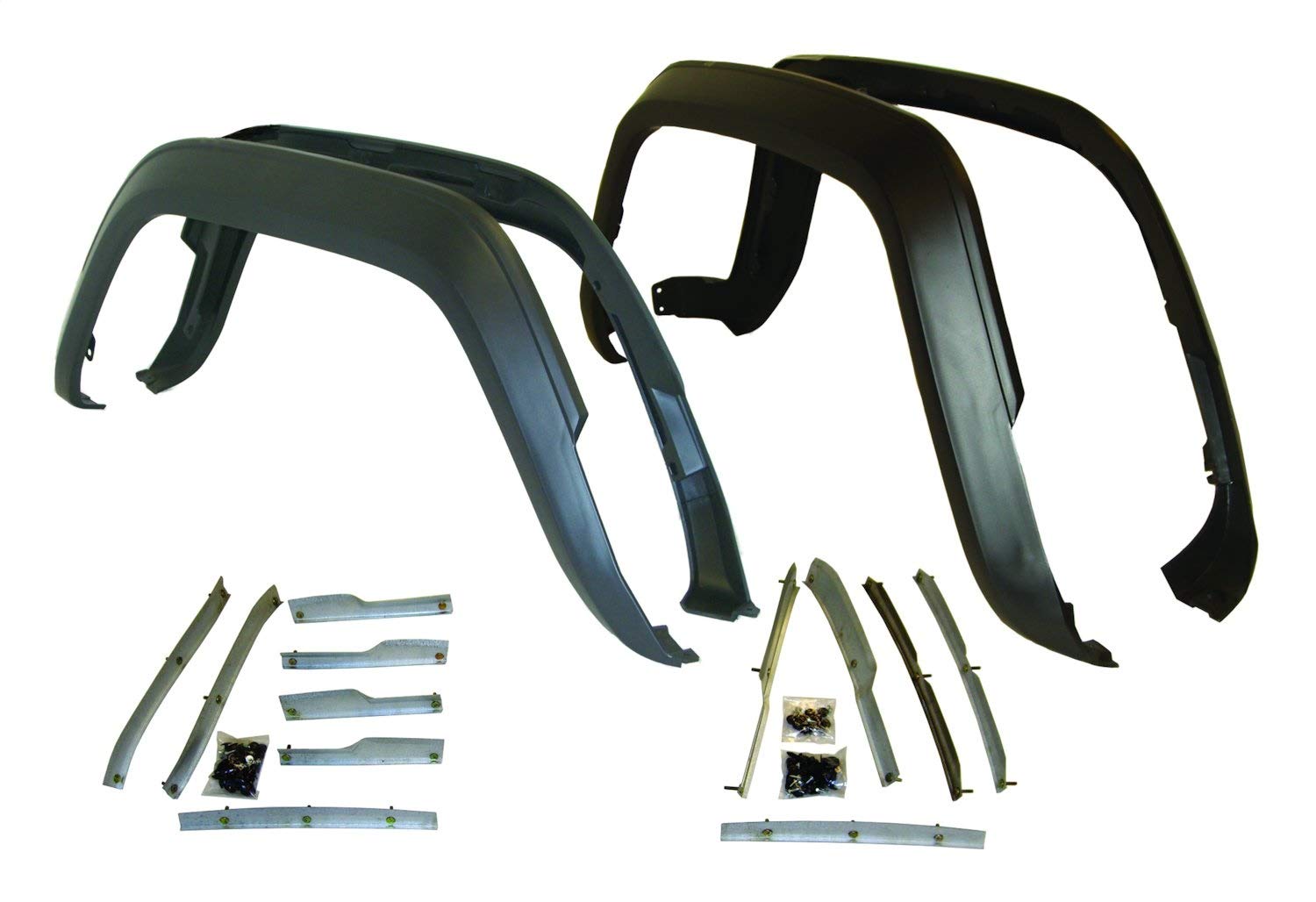 5AGK-M Crown Automotive Fender Flare Master Kit Flat Black For 1984-96 Jeep Cherokee