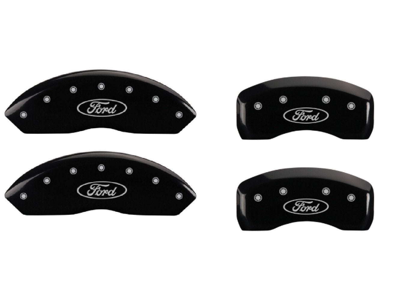 Caliper Covers MGP 10244SFRDBK Caliper Cover