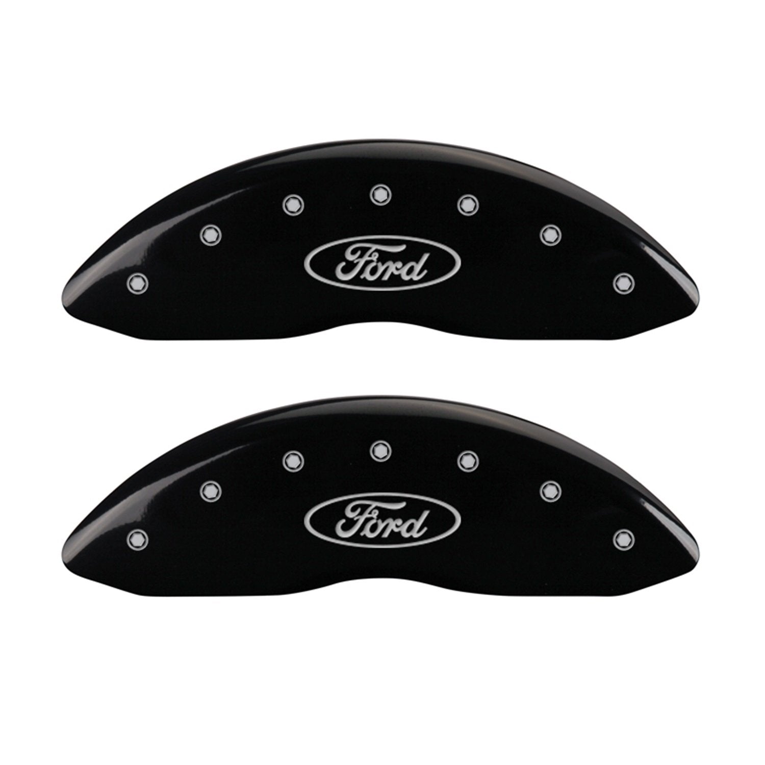 Black MGP Caliper Covers 10213SFRDBK Caliper Cover