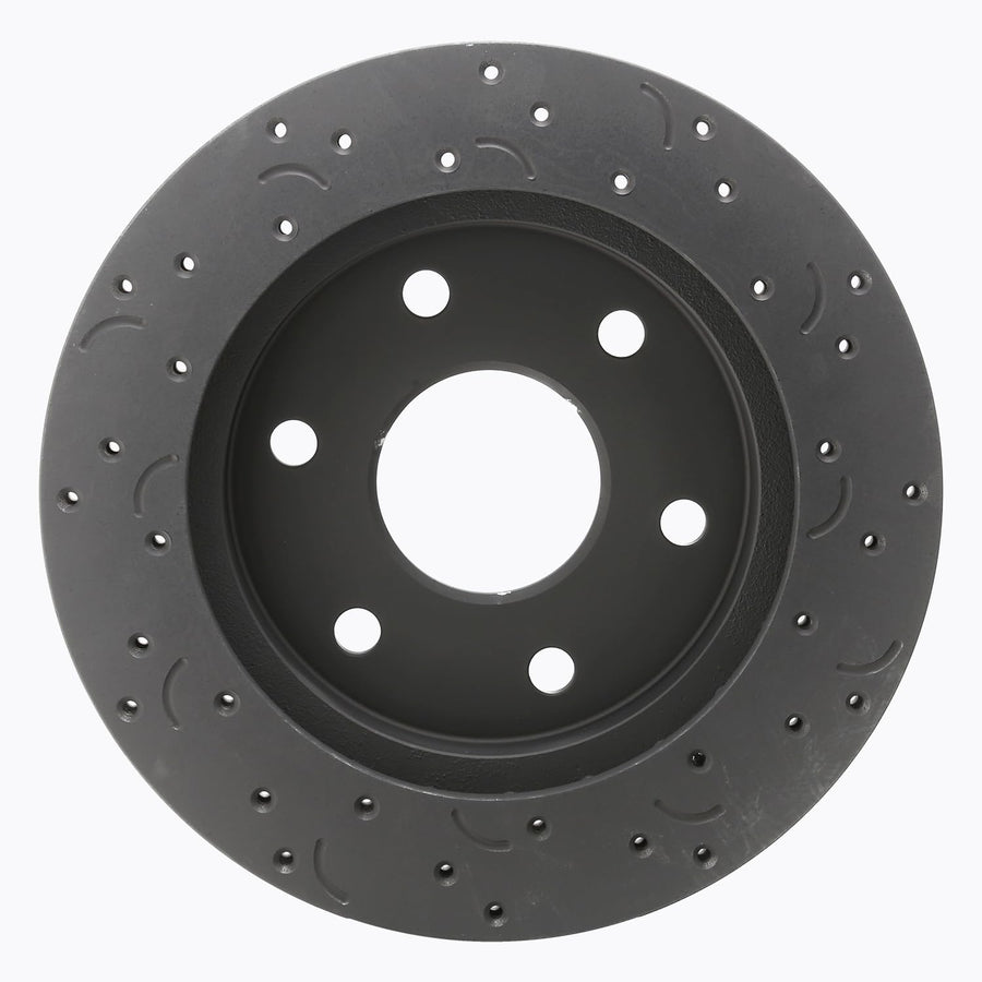 Hawk Performance Cross-Drilled and Slotted HTC4390 Talon Rotors