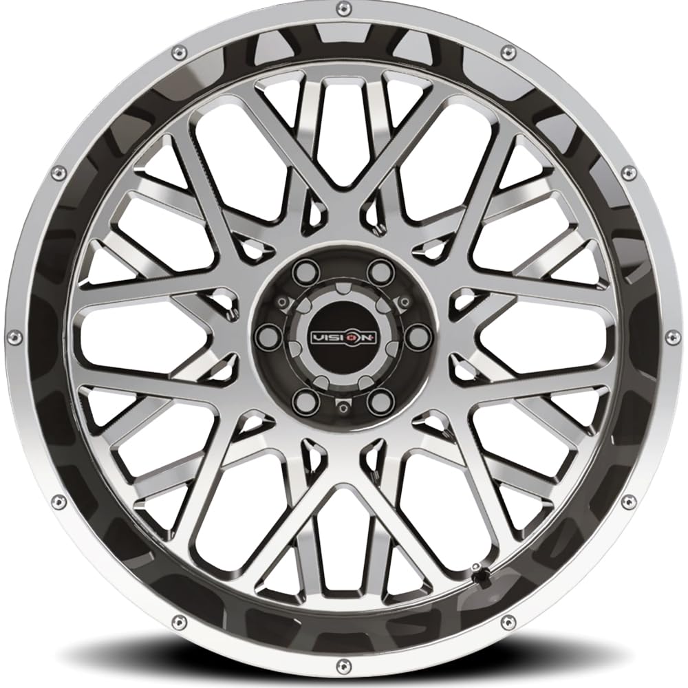 18x9 Vision Rocker 412 Chrome Wheel Rim 6x5.5" +12mm Inch 18