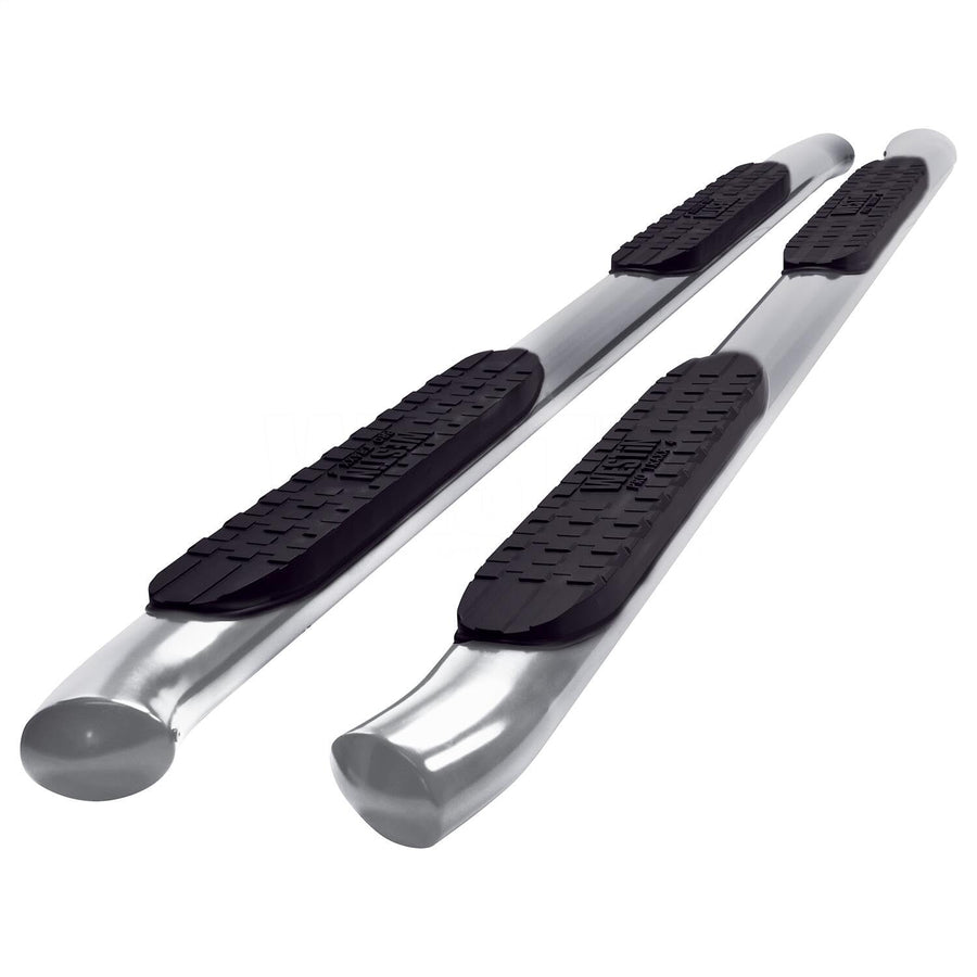 4in PRO TRAXX Oval Nerf Step Bars Polished