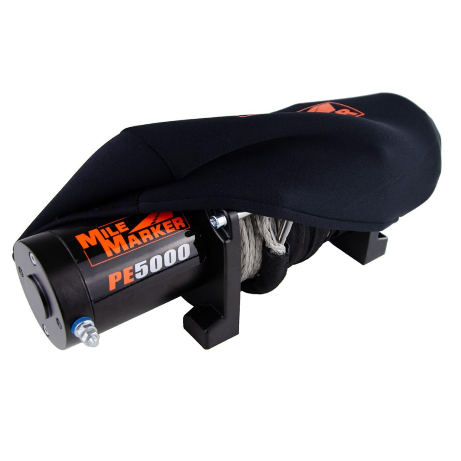 Mile Marker ATV 8505 Neoprene Winch Cover - All Weather Protection, Protects Winch from Mud / Road Debris / Elements, Resistant to Tears and Rips