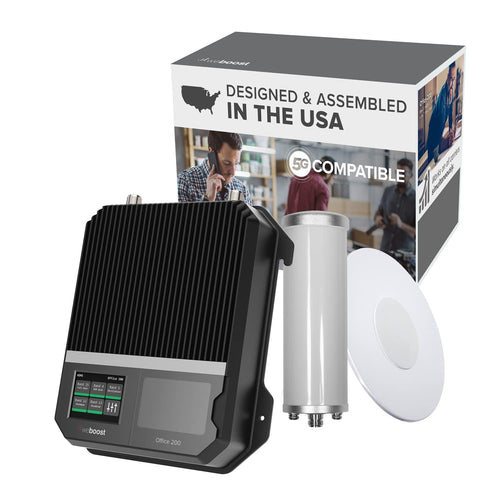 Cell Phone Signal Booster weBoost for Business Office 200 (50 Ohm) | 5G/4G LTE | All U.S Carriers - Verizon, AT&T, T-Mobile & More | Up to 10,000 sq ft | FCC Approved