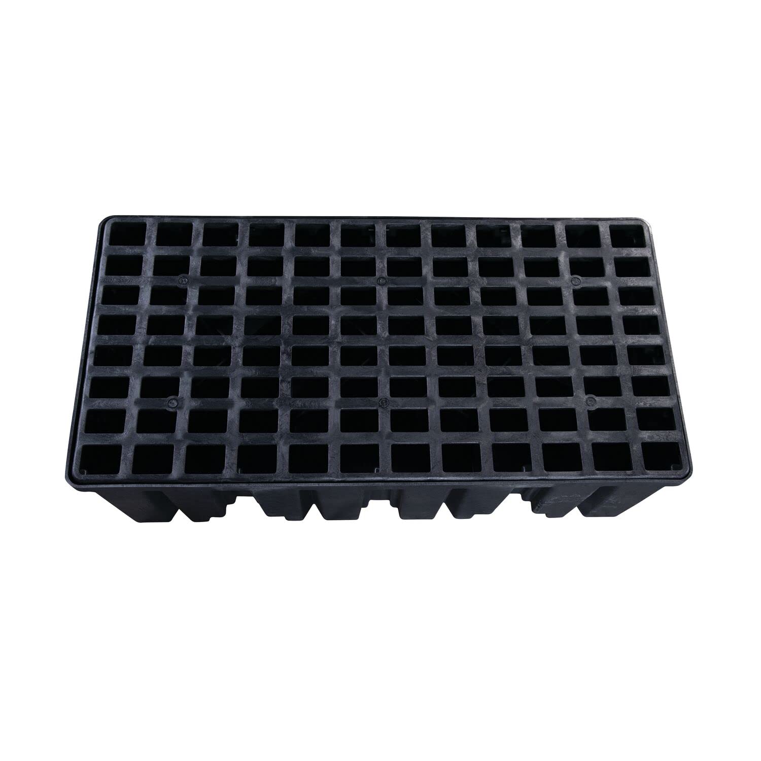 2 Eagle Drum Spill Containment Pallet with Forklift Pockets, 51.5"x26.25"x13.75", 66 Gallon Sump, 4,000 lbs. Load Capacity Secondary Containment Pallet, Made in USA, Black, 1620BND