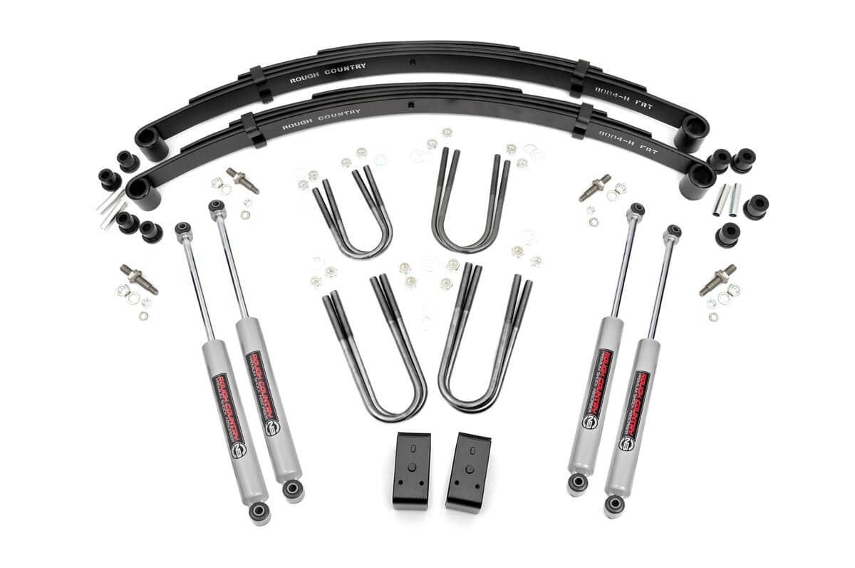 3" Rough Country Lift Kit for 84-90 Jeep Grand Wagoneer | 74-88 J10-64030