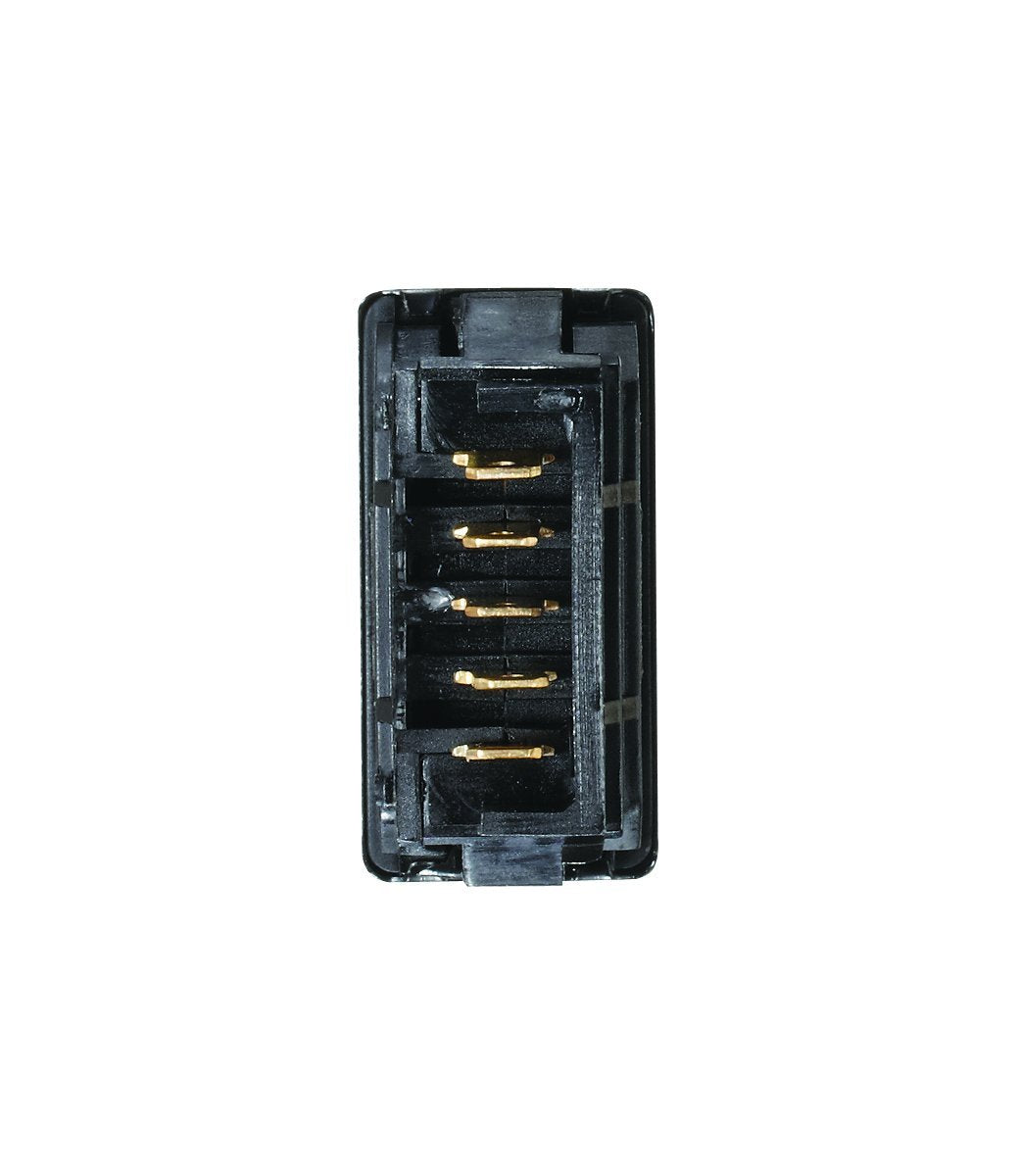 Rocker Switch RV Designer S125, 20 Amp Continuous, 40 Amp Peak, Black