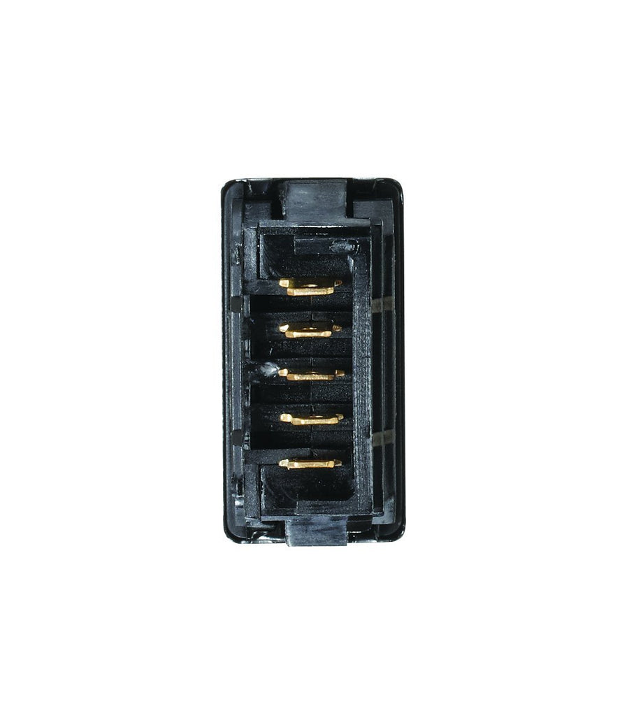 Rocker Switch RV Designer S125, 20 Amp Continuous, 40 Amp Peak, Black