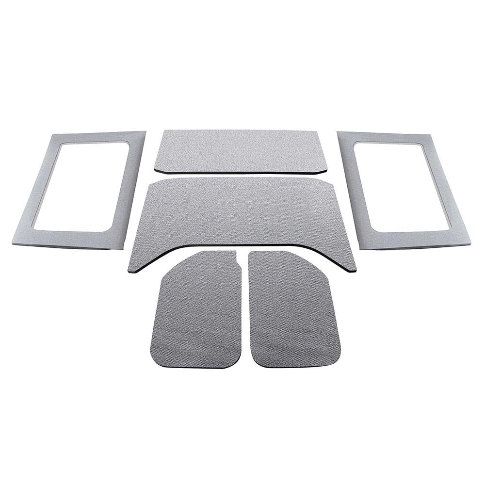 Design Engineering 50291 Original Boom Mat Grey Sound Deadening HeadLiner Kit Compatible with 4-Door Jeep Wrangler JK (2011-2018)