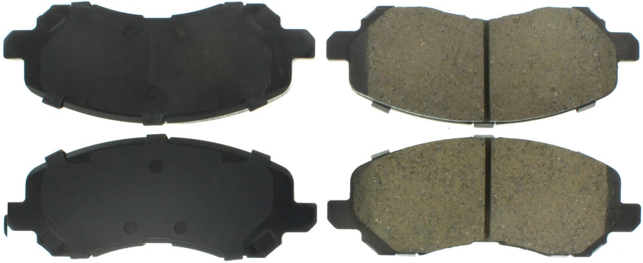 Posi Quiet Centric 1105.08660 Premium Ceramic Disc Brake Pad Set For Select Mitsubishi, Chrysler, Jeep and Dodge with Shims