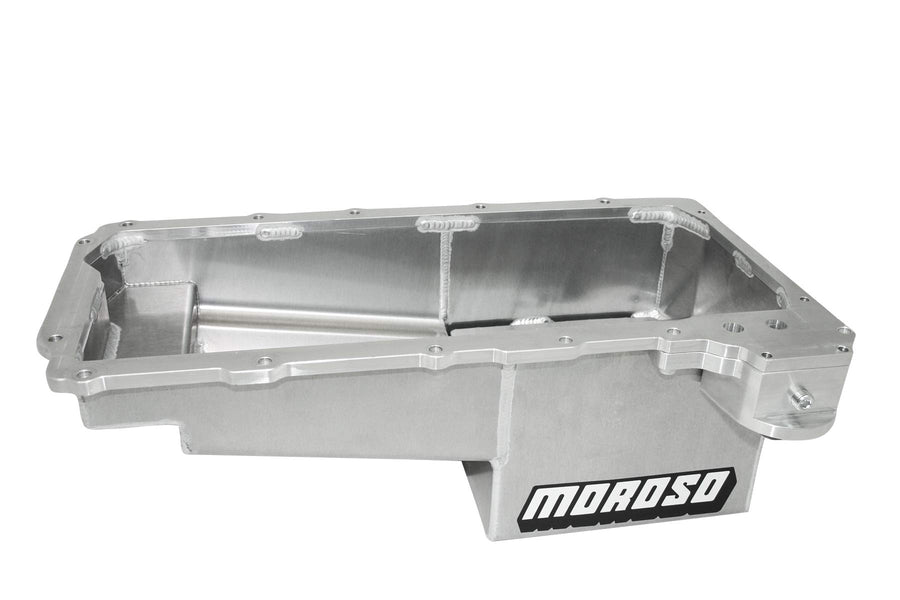 Moroso Aluminum Wet Rear Sump Oil Pan 21158, Fits GM LS in COPO Camaro, 2012-2015 (and others)