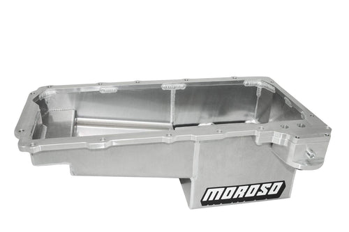 Moroso Aluminum Wet Rear Sump Oil Pan 21158, Fits GM LS in COPO Camaro, 2012-2015 (and others)