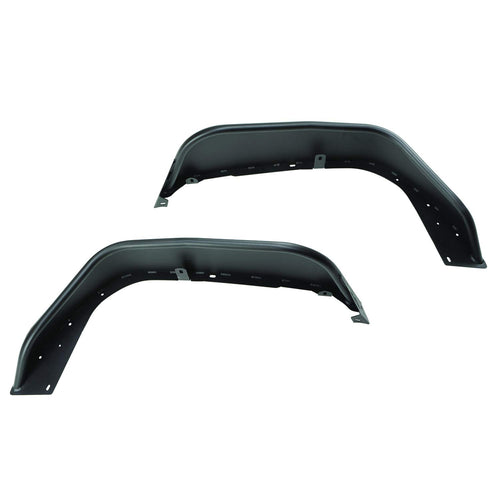 Rugged Ridge HD Steel Front Tube Fenders 11615.71 for 2018-Current Jeep Wrangler JL/JLU, 20-Current Gladiator JT