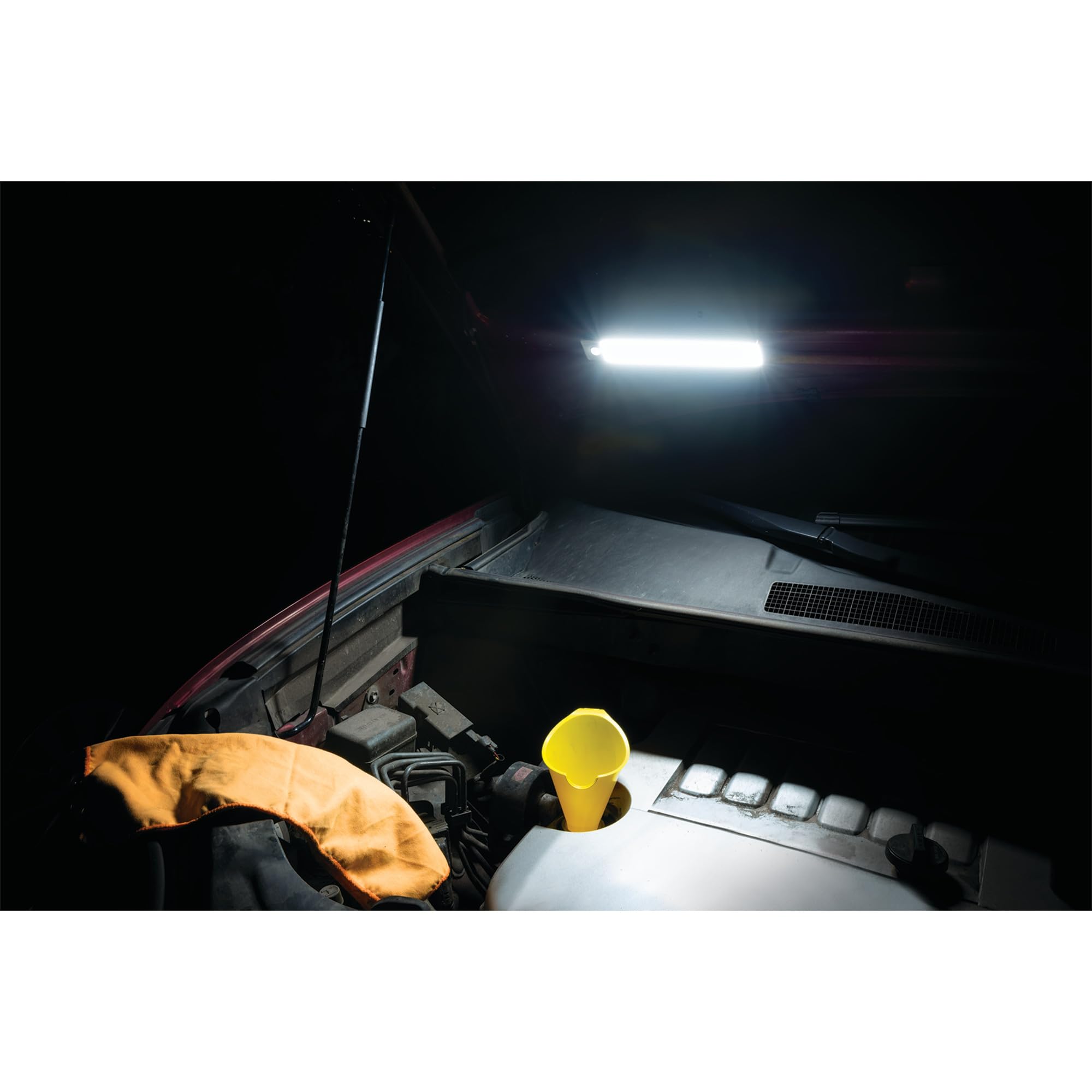 Motion Sensor Work Light Performance Tool 715 Professional Grade with Rechargeable Battery and Multiple Output Settings for Maximum Illumination