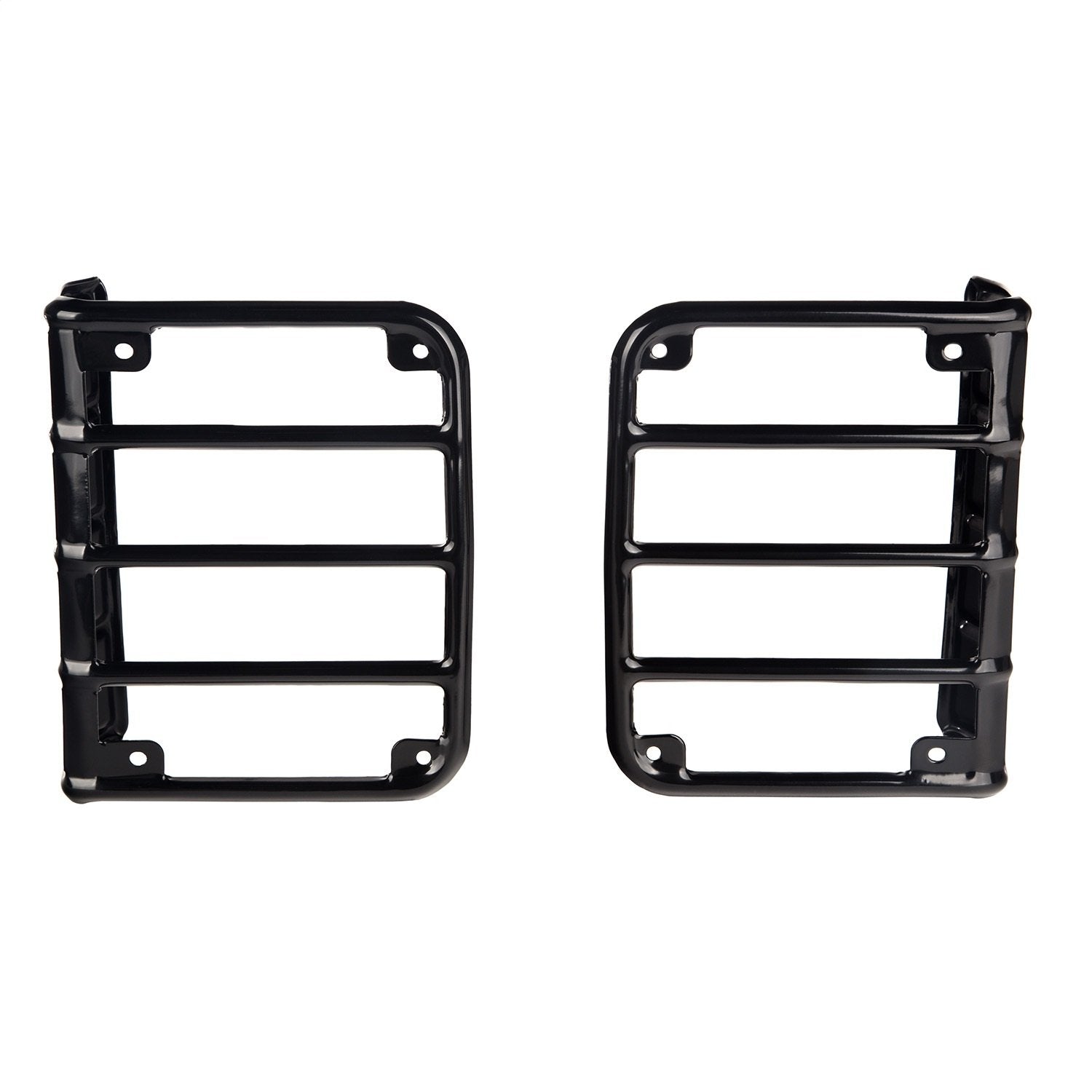 Rugged Ridge Euro Guards Tail Light for Jeep Wrangler JK/JKU | Satin Black | 11226.02 | Fits 2007-2018 Jeep Wrangler JK/JKU