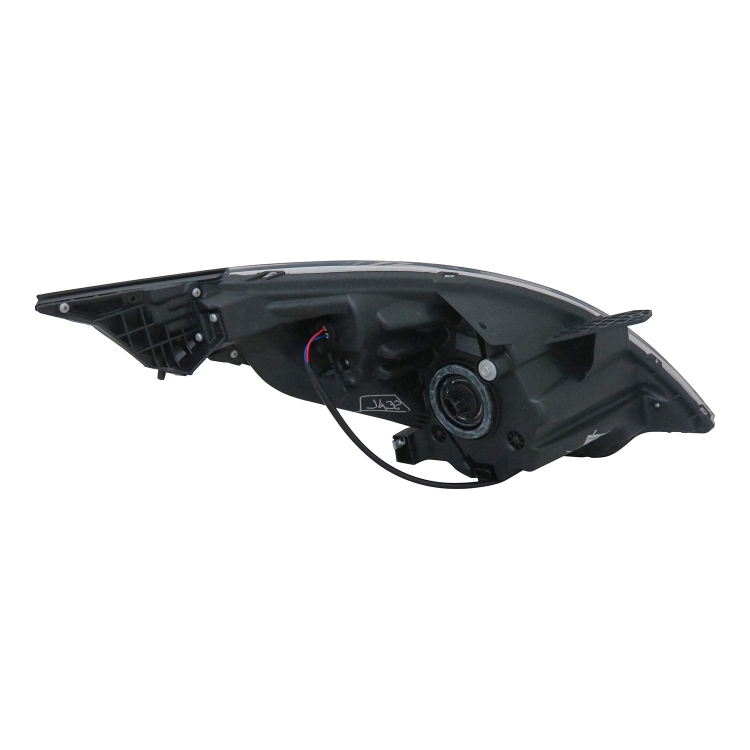 Left TYC Headlight Assembly Compatible with 2013-2015 Chevrolet Spark
