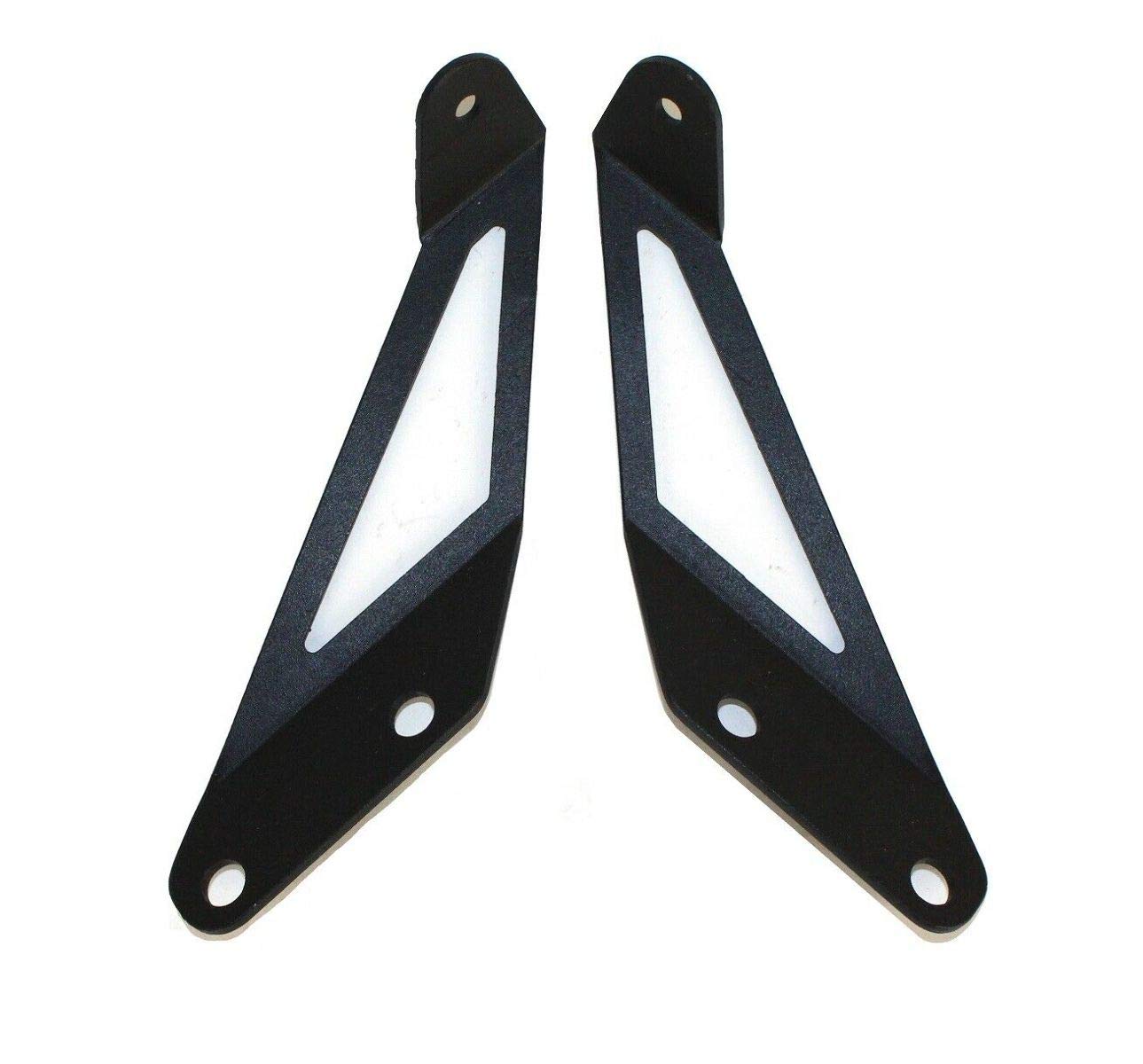 Jeep JK FISHBONE Hood Light Mount Brackets 07-18 Wrangler JK