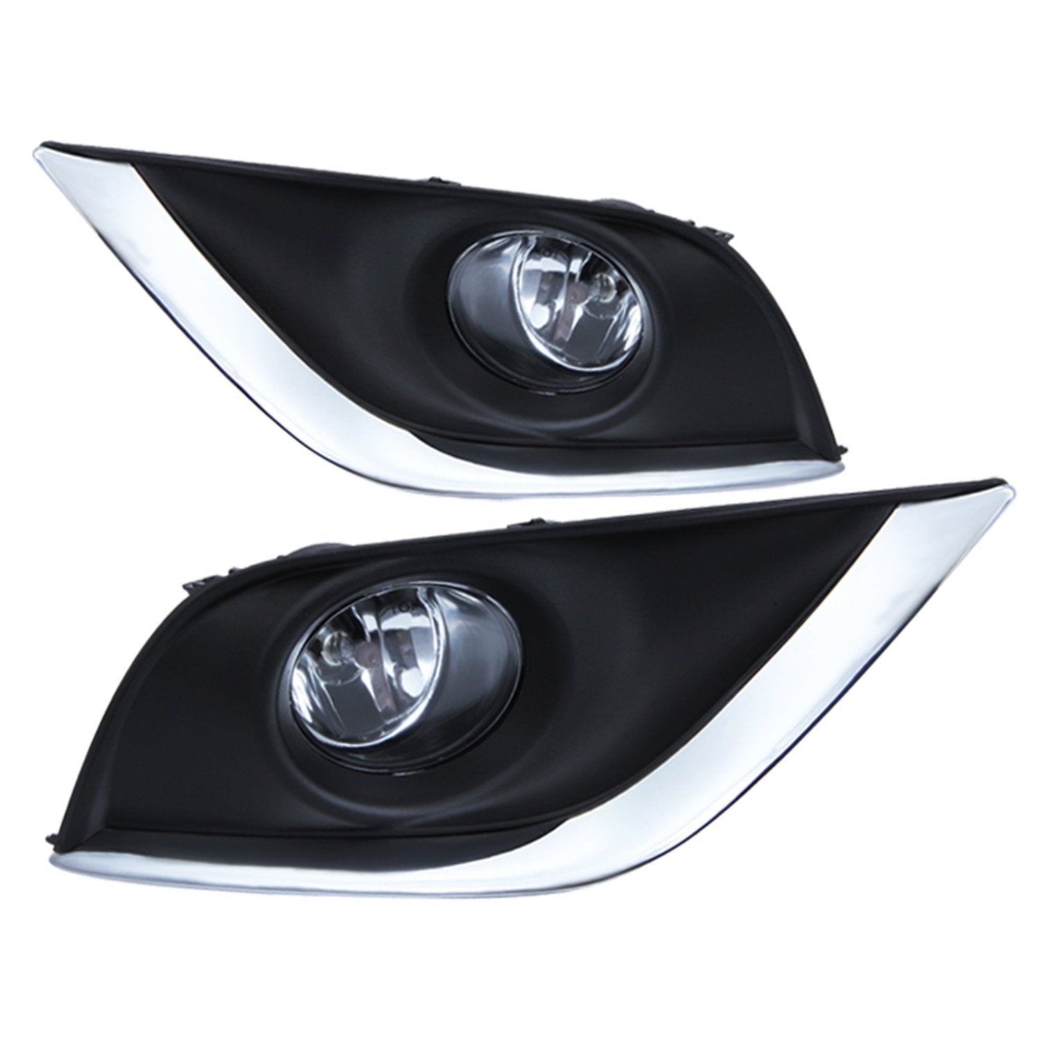 Nissan versa 2015-2017 Spyder 5080240 Fog Lights w/Switch - Clear