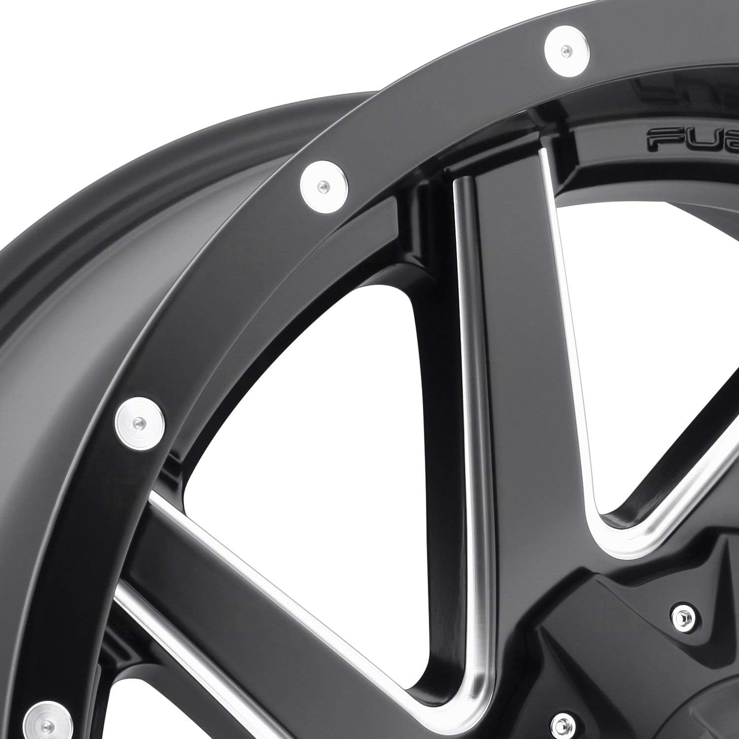 Renegade FUEL D594 Black Wheel with Painted (20 x 9. inches /6 x 135 mm, 20 mm Offset)