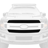 T-Rex Grilles F-150 2018-2020 XLT, Lariat Billet Grille, Black, 2 Pc, Insert, Does Not Fit Vehicles with Camera - PN #20571B