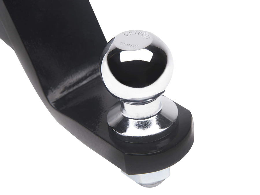 4.5" Drop Down Armordillo Loaded Ball Mount Trailer Tow Hitch with 2" Receiver Tube Universal Fit - Black