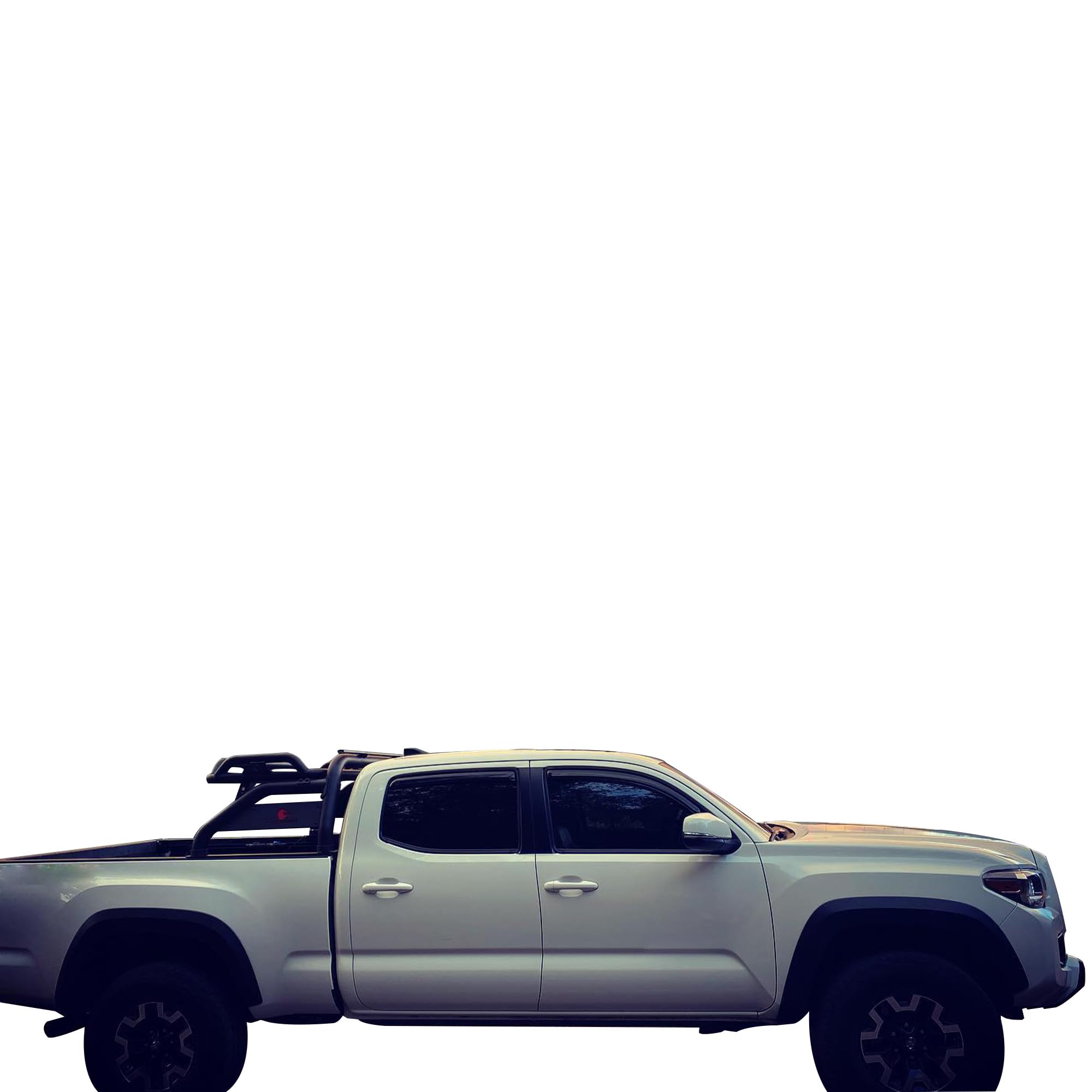 Atlas Roll Bar Black Black Horse Off Road Compatible with 2005-2023 Toyota Tacoma-ATRB6BK