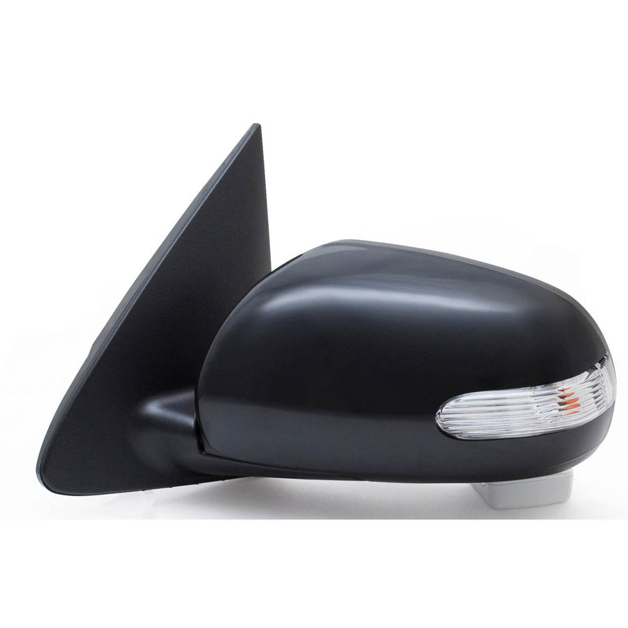 Kia Forte Sedan Fit System 75522K Driver Side OE Style Heated Power Replacement Mirror with Turn Signal, Black