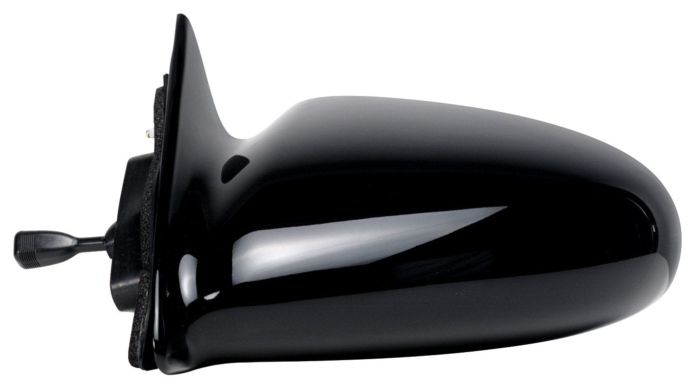 Driver Side Fit Mirror for Geo Prizm, Black, Non-Foldaway, Manual Remote