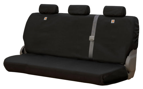 Covercraft Super Dux Carhartt SeatSaver Custom Seat Covers | Fits 2024-2025 Ford Ranger (Excludes Raptor) | 2nd Row Solid Bench Seat, Super Dux Black