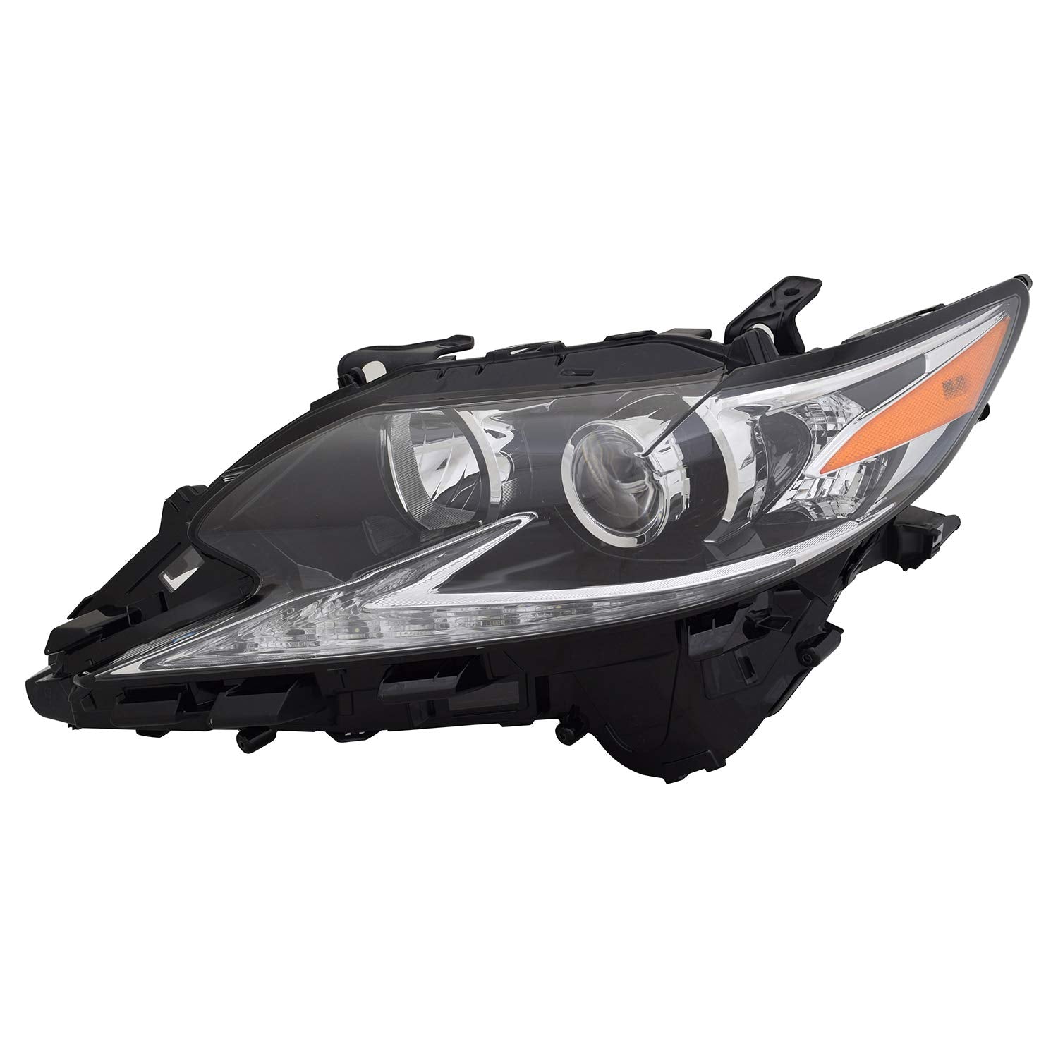 Left TYC Headlight Assembly Compatible with 2016-2018 Lexus ES350
